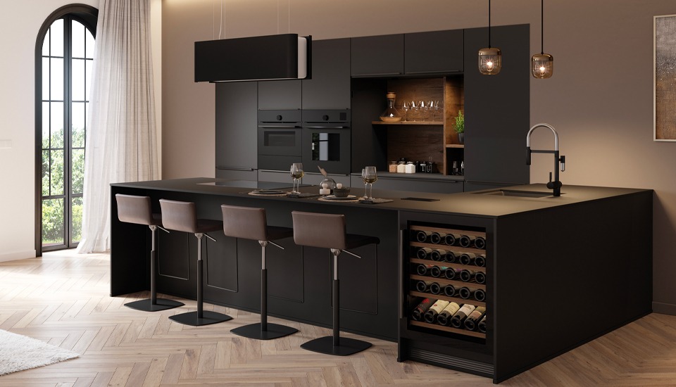 cocina en l con isla - èggo