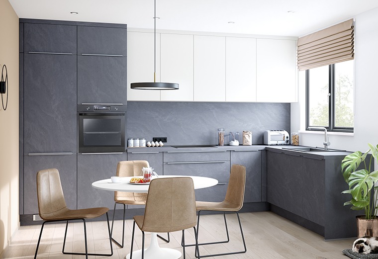 cocina en l con ventana- èggo