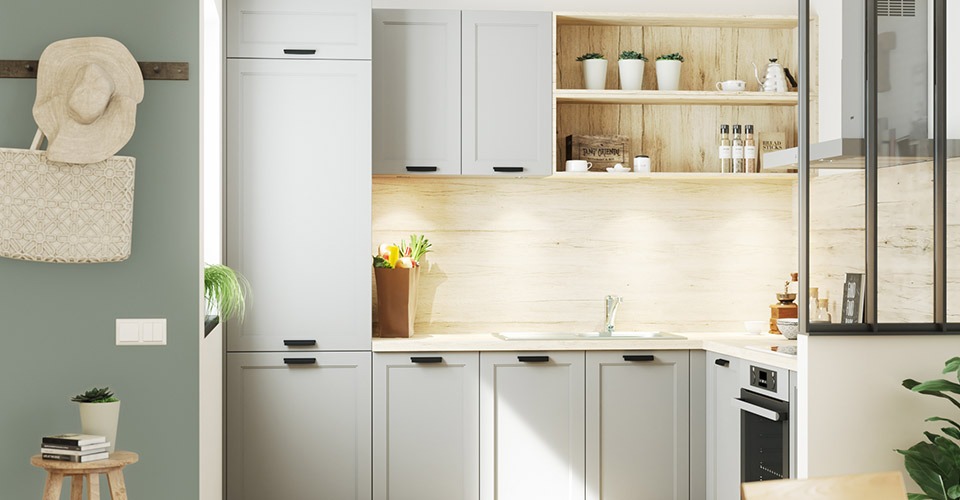 cocinas modernas 2023 - blancas